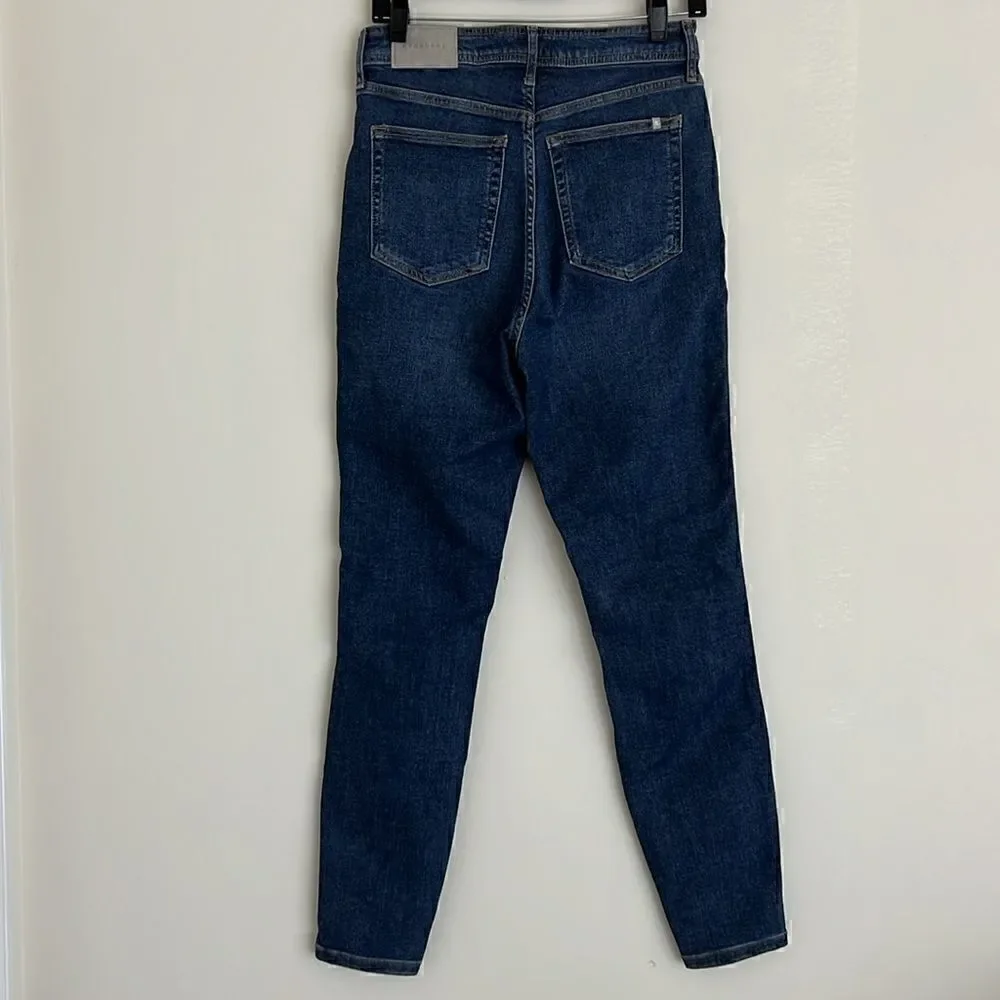 NWOT Everlane The Way-High® Clean Front Skinny in Jean Vintage Blue Size 28